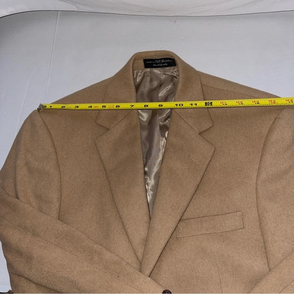 CHERESKIN Light Brown Camel Hair Sports Coat 37 short - Picture 4 of 11